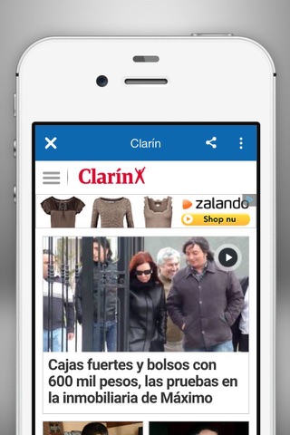Noticias de Argentina : Clarin screenshot 3