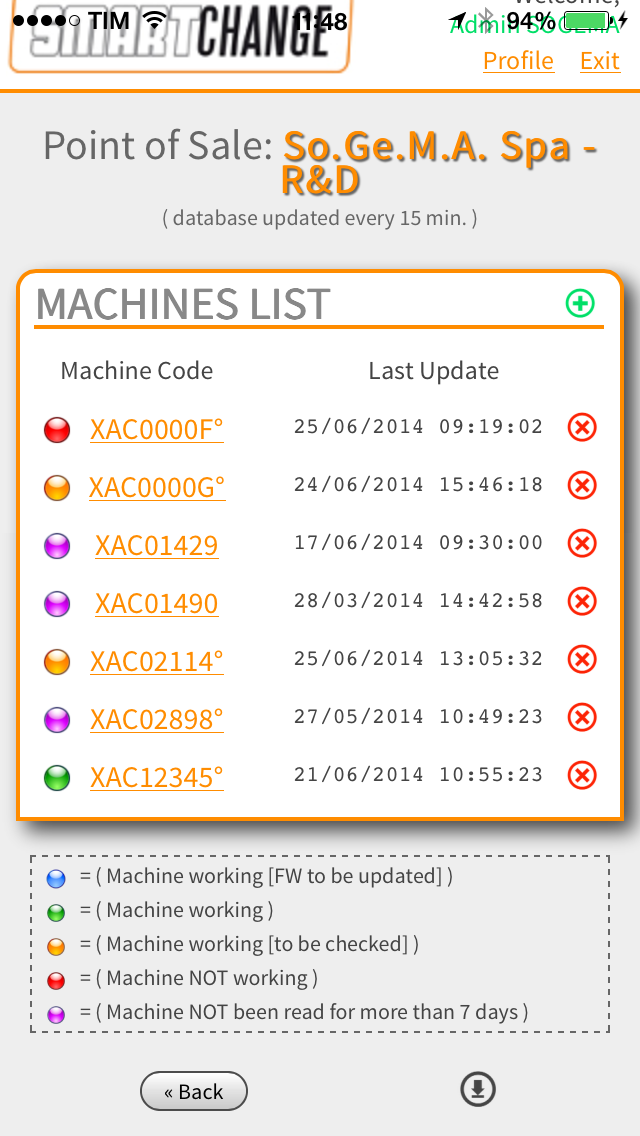 SmartChange Monitor Screenshot