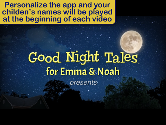 Good Night Tales iPad screenshot 2 - Entertainment app