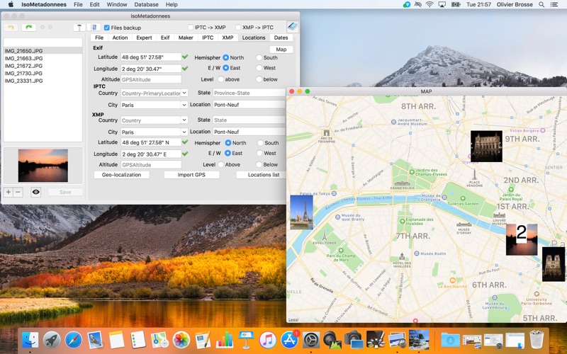 IsoMétadonnées screenshot