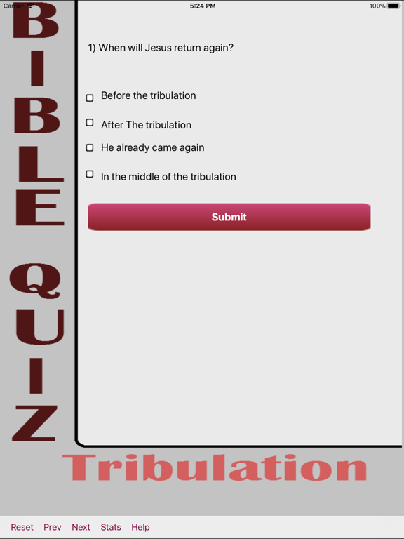 Screenshot #4 pour Tribulation Bible Quiz