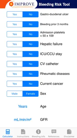 Game screenshot IMPROVE Bleeding Calculator mod apk
