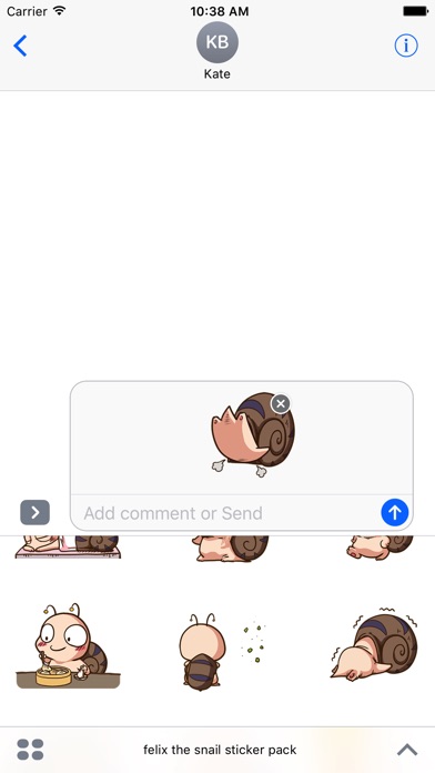 felix the snail sticker pack screenshot 3