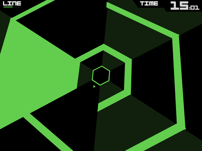 ‎Super Hexagon Screenshot