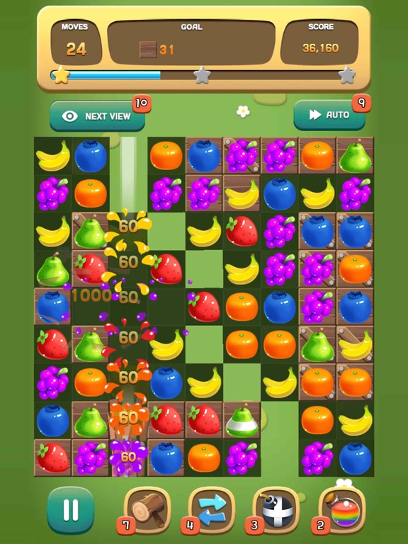 Screenshot #4 pour Fruits Match Roi