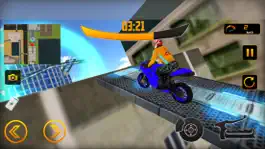 Game screenshot RoofTop Bike Drive apk