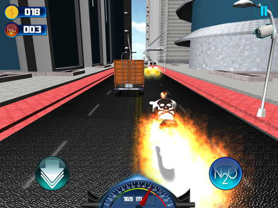 狂野摩托-3D汽车游戏之公路骑手 iPad screenshot