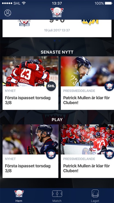 SHL - Svenska Hockeyligan screenshot 2