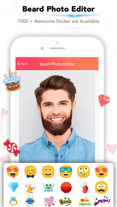 Beard Photo Editor - Face Make screenshot 4
