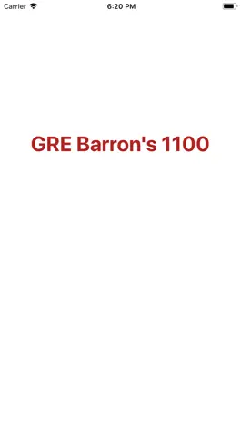 Game screenshot Barron's GRE 1100 Words mod apk