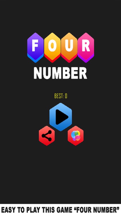 The Four Number - Hexa Puzzle Game
