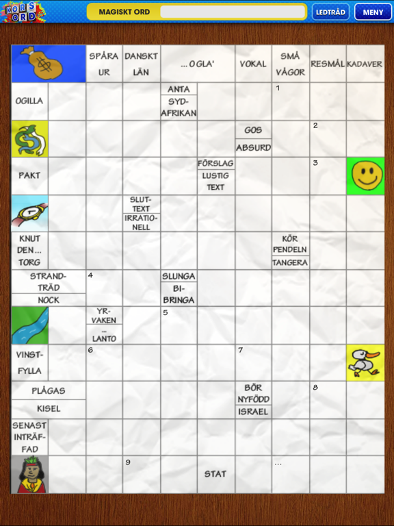 Screenshot #5 pour Korsord (Svenska)