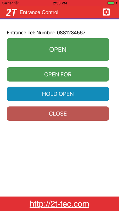 Screenshot #1 pour Entrance Control Extra