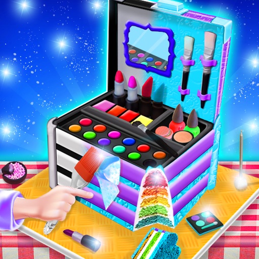 Cosmetic Box Cake Game! Make Edible Beauty Box icon