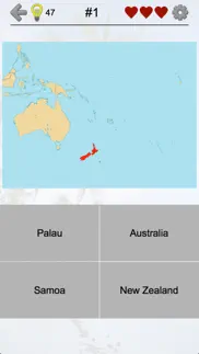 australian states and oceania iphone screenshot 1