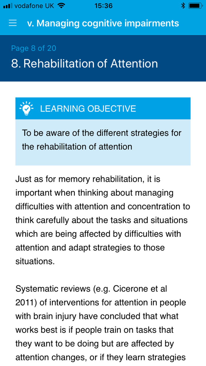 Cognitive Rehab in Dementia