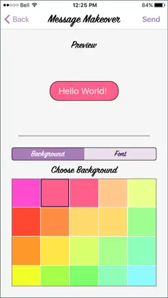 Message Makeover - Colorful Text Message Bubbles iPhone image 2