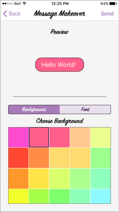 Message Makeover - Colorful Text Message Bubbles Screenshot