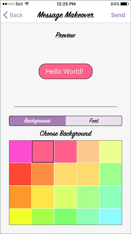 Message Makeover - Colorful Text Message Bubbles screenshot 2 of 5