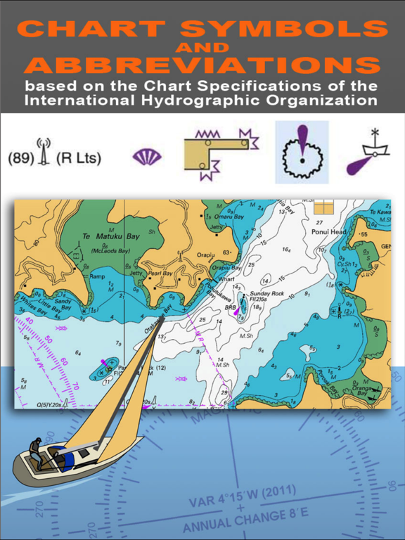 NAUTICAL CHART SYMBOLS & ABBREVIATIONSのおすすめ画像2