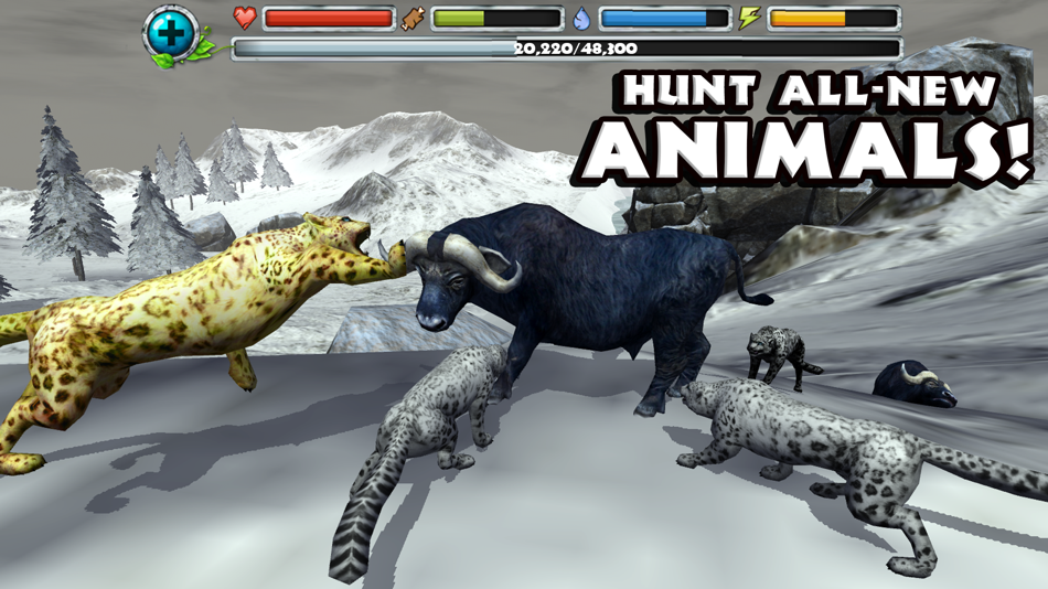 #4. Snow Leopard Simulator (iOS) 由: Gluten Free Games