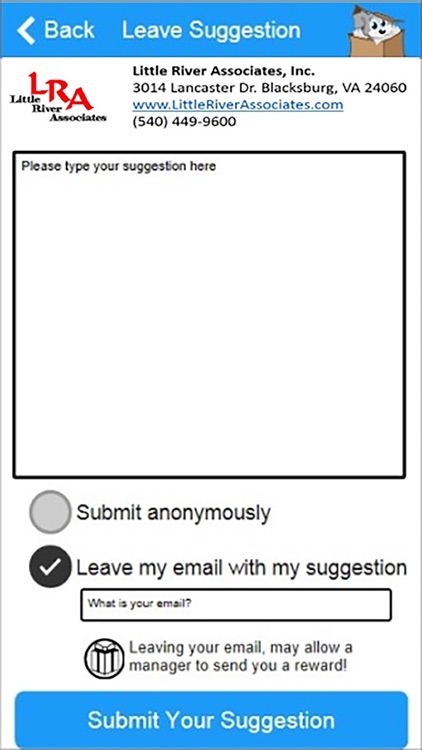 Suggestion Mailbox