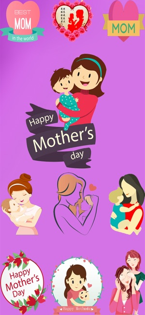Mothers Day Stickers 2018(圖1)-速報App