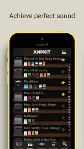 AmpKit - Guitar amps & pedals screenshot #4 for iPhone