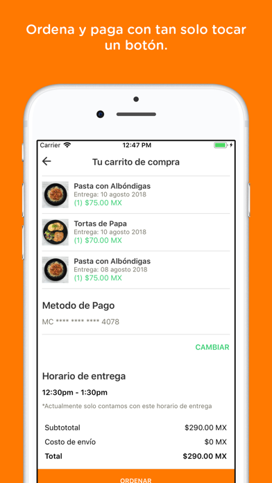 App screenshot