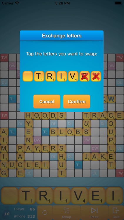 Classic Words (solo word game)