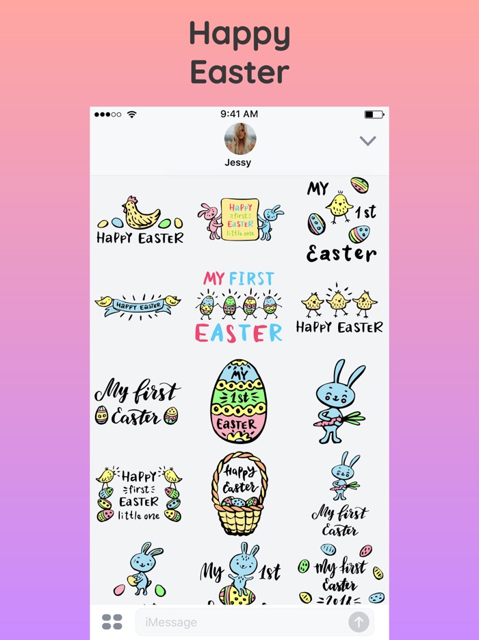 Happy Easter Bunny  Egg Emoji