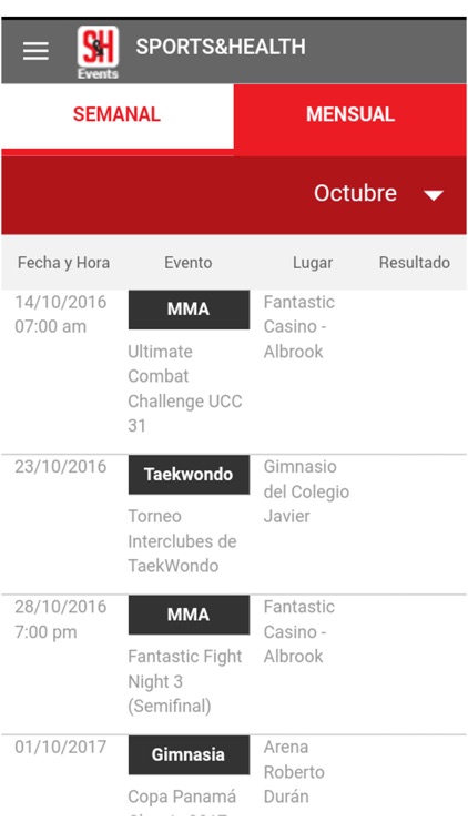 Sports and Health Events screenshot-3