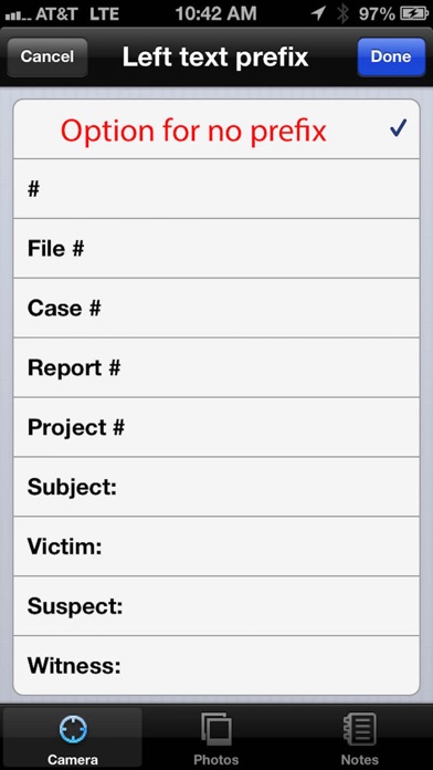 EvidenceCam (photo evidence for iPhone & iPod Touch) screenshot 3