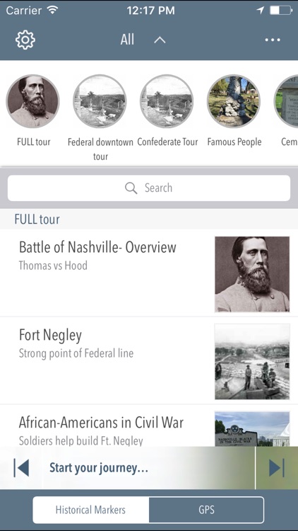 Battle of Nashville Driving Tour
