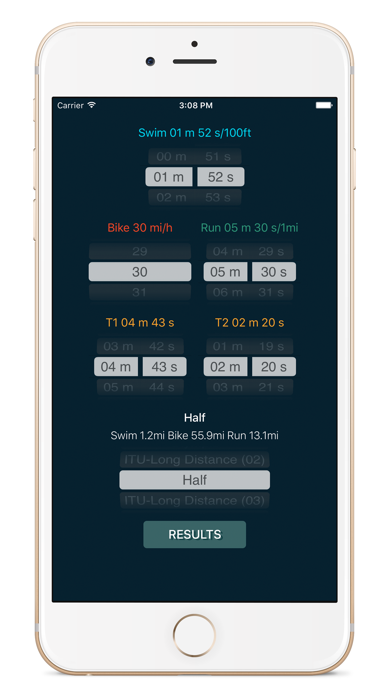 Screenshot #2 pour SBR Triathlon Calculator