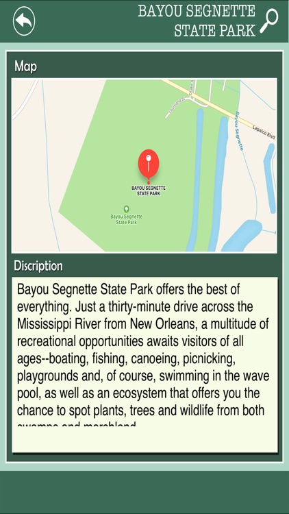 State Parks Guide - Louisiana