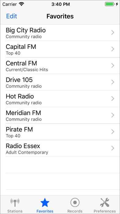 European Online Radio Stations screenshot 3