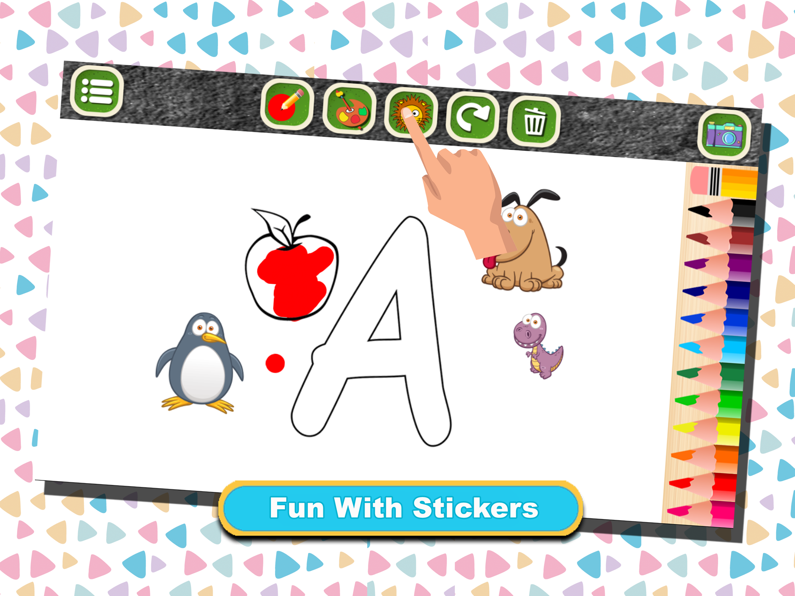 ABC 123 Kids Coloring Books
