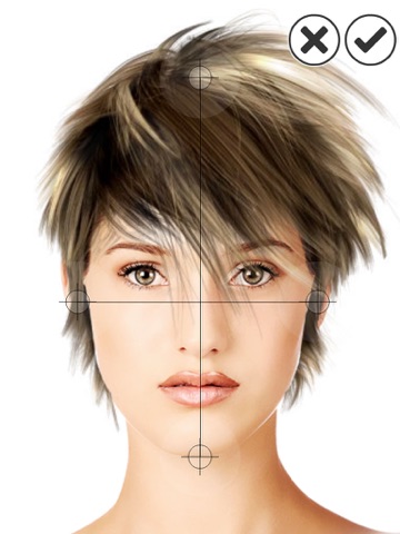 Screenshot #6 pour Hairstyle Magic Mirror HD