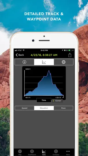 Скриншот GPS Kit - Offline GPS Tracker на iPhone 4