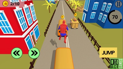 アメイジングスパイダースーパーヒーロー - 奇妙なランニングゲームのおすすめ画像1