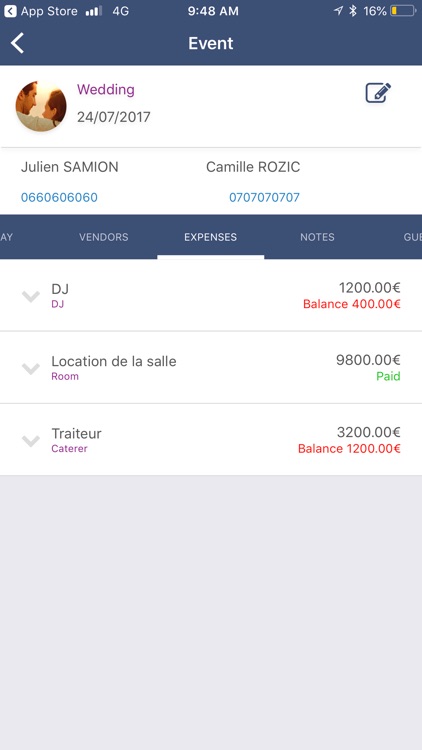 Wedding Plan screenshot-3