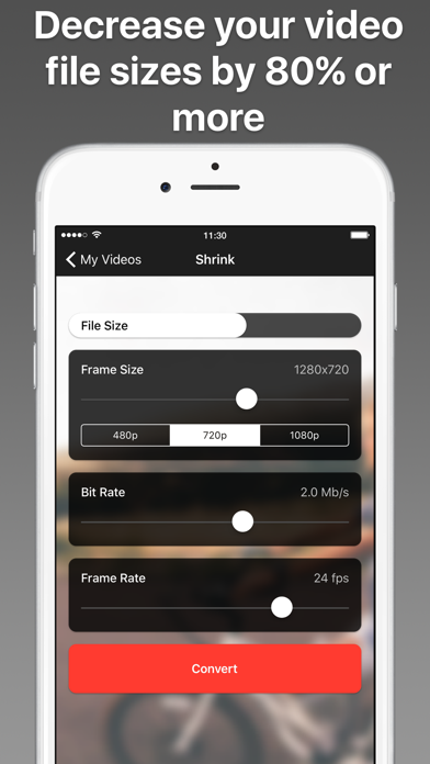 Video Shrinker - Compress And Convert Videos to Free Memory Screenshot 2