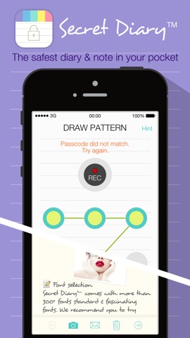 Secret Diary FREE Private Lockのおすすめ画像1