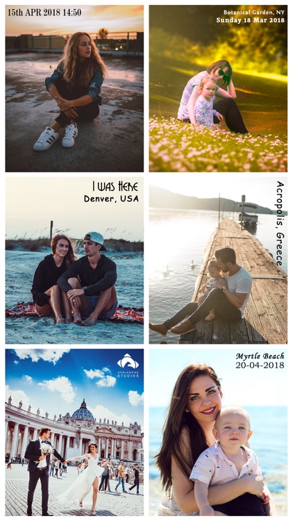 Add Text & Stamp to Photos