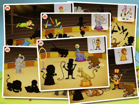 Circo puzzle per bambini gioco