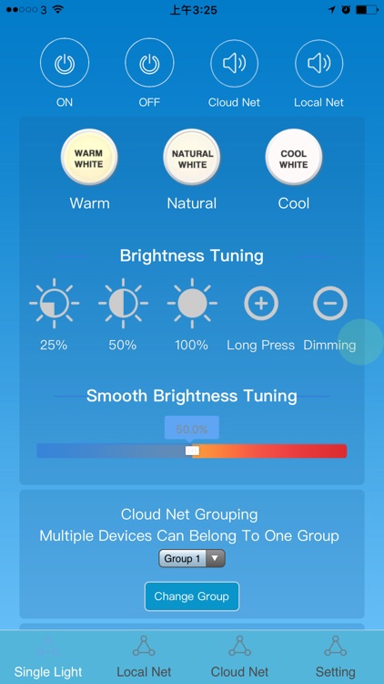 WiFi LED Light Control