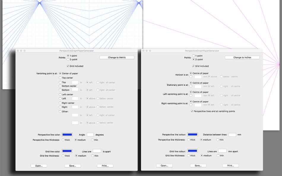 PerspectiveGraphPaperGenerator (macOS) Podle: WorksByBurkes PerspectiveGraphPaperGenerator (macOS) Podle: WorksByBurkes