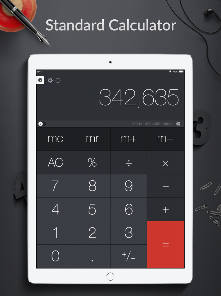 Calculator Pro+ for iPad - 5.22.3 - (iOS)
