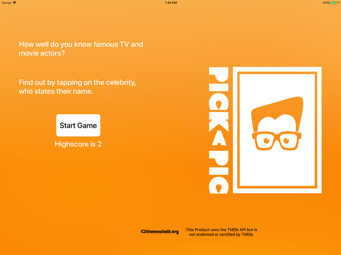 Pick a Pic - TV and Movie Stars